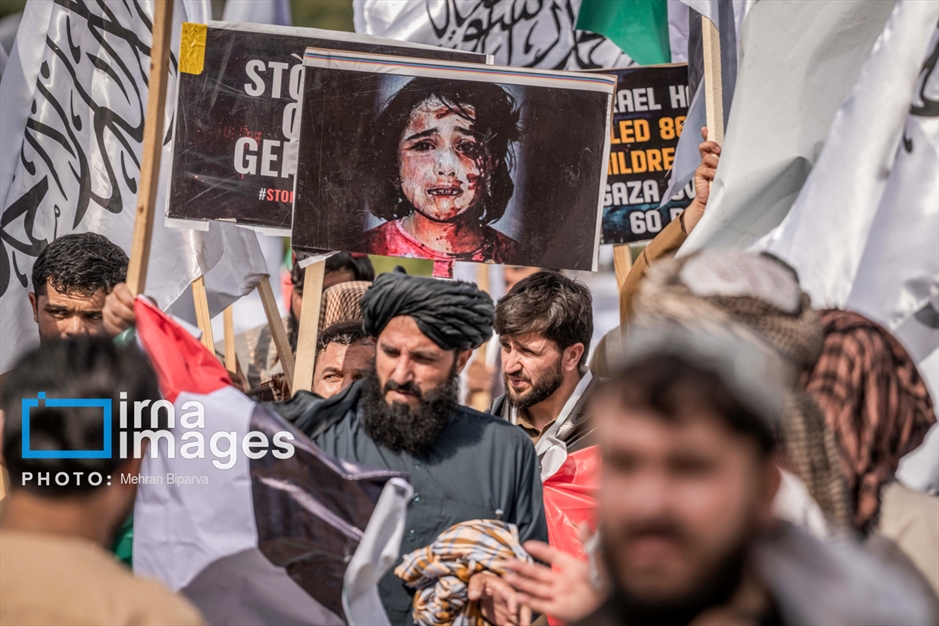 تجمع مردم کابل در محکومیت ترور «اسماعیل هنیه»