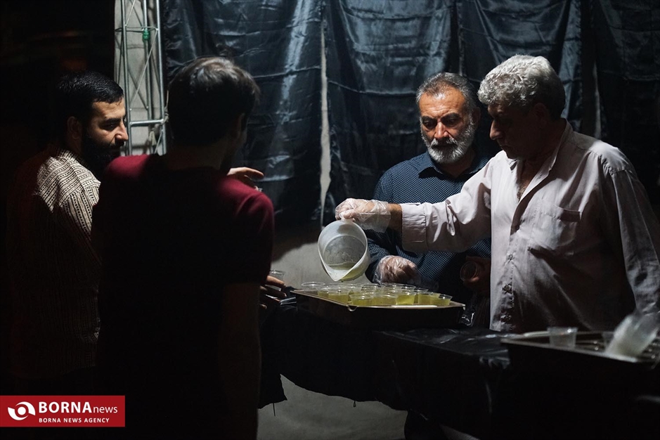 برپایی خیمه‌های عزاداری حسینی در منطقه ۱۴ تهران