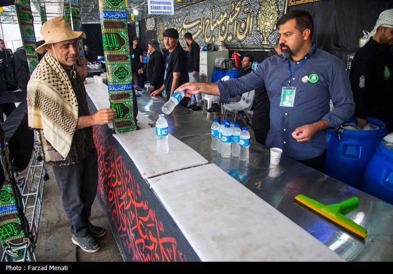 زایران اربعین حسینی در مرز خسروی