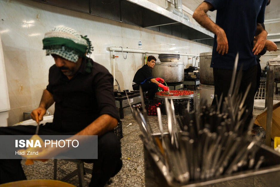 پخت و آماده سازی غذا در مرز چذابه