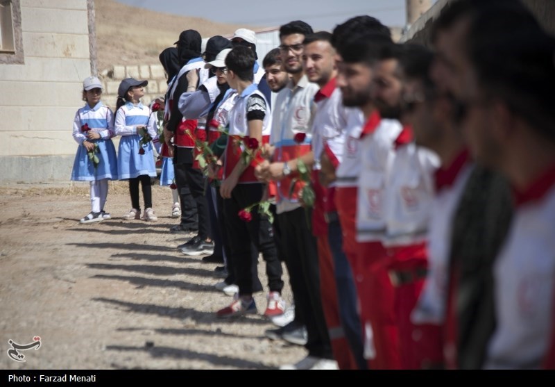 افتتاح پایگاه هلال احمر در مرز خسروی