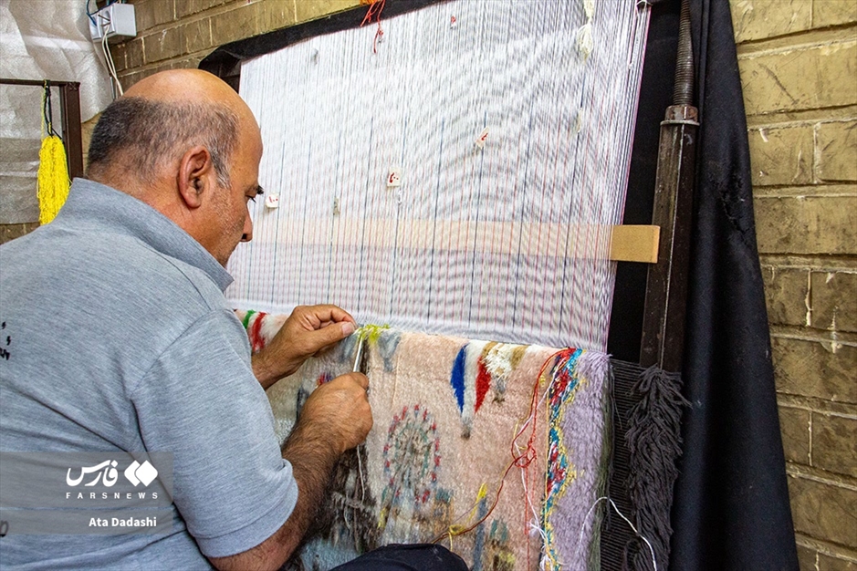 فرش‌های المپیک زیر دستان هنرمندان تبریز