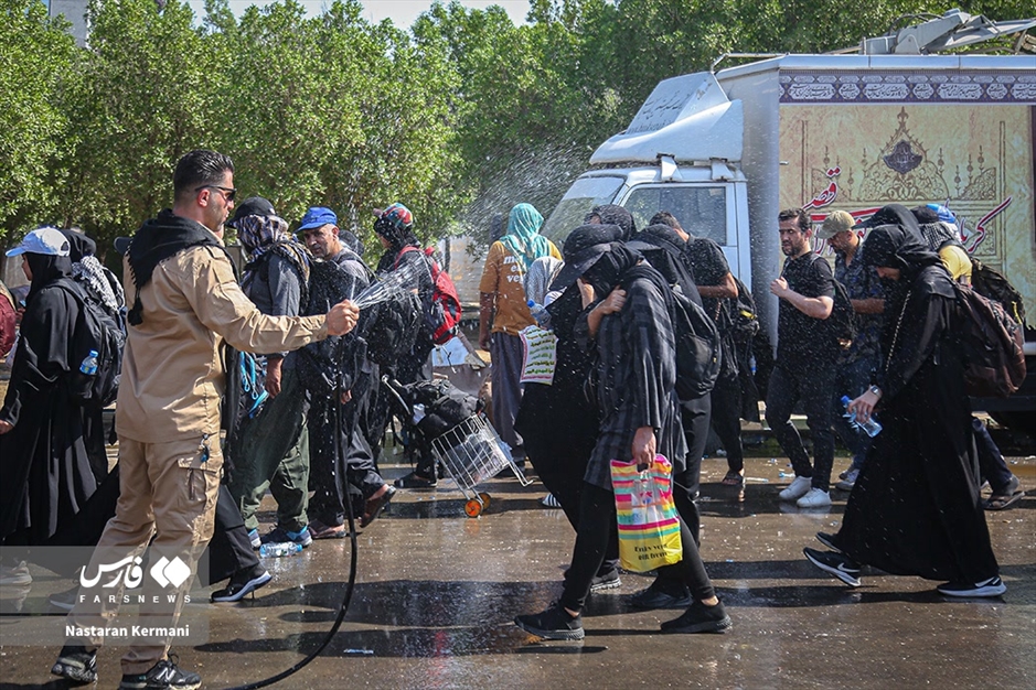 حضور زائران در «مرز مهران»