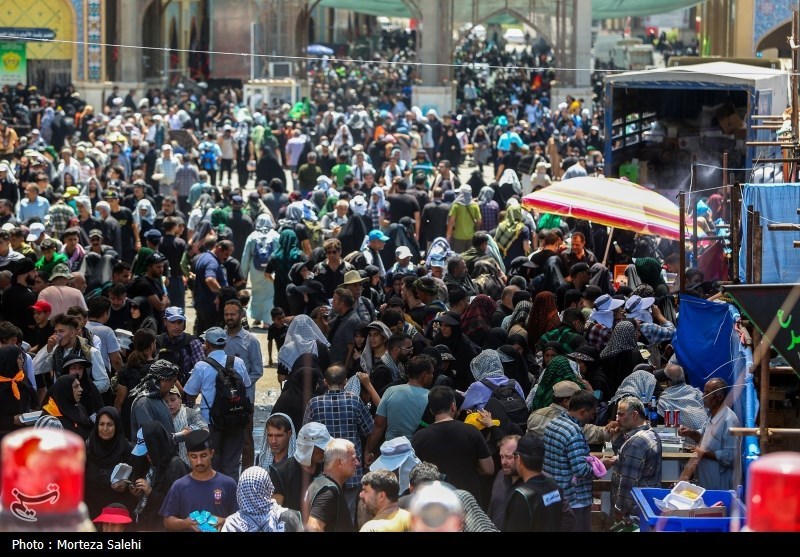 موکبهای پذیرایی از زائرین اربعین حسینی در شهر نجف