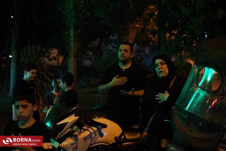 برپایی خیمه‌های عزاداری حسینی در منطقه ۱۴ تهران