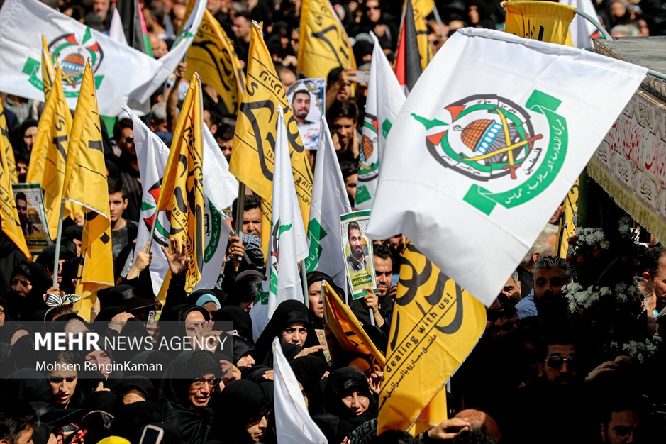 مراسم تشییع پیکر مطهر شهید میلاد بیدی