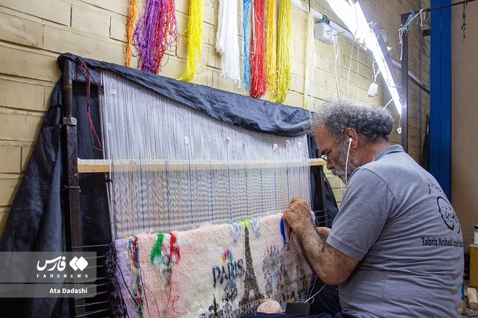 فرش‌های المپیک زیر دستان هنرمندان تبریز