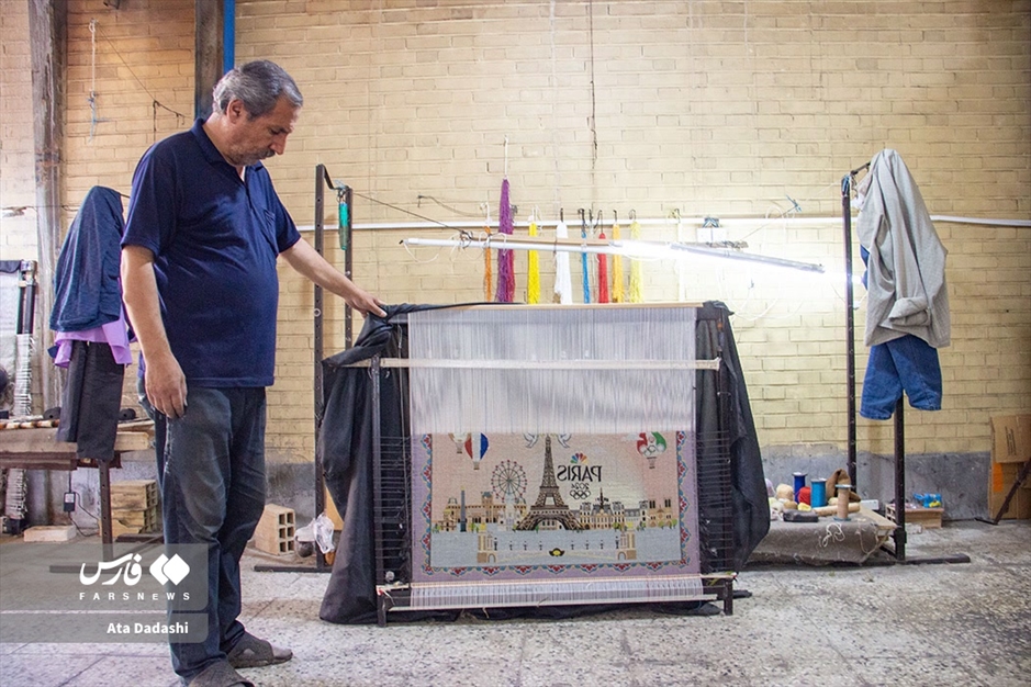 فرش‌های المپیک زیر دستان هنرمندان تبریز