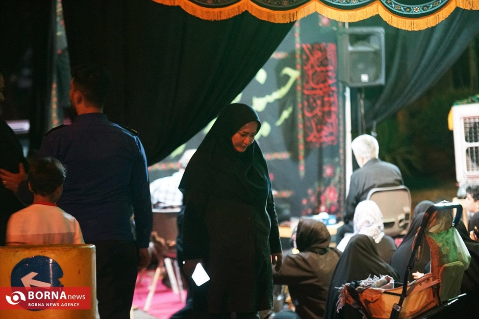 برپایی خیمه‌های عزاداری حسینی در منطقه ۱۴ تهران