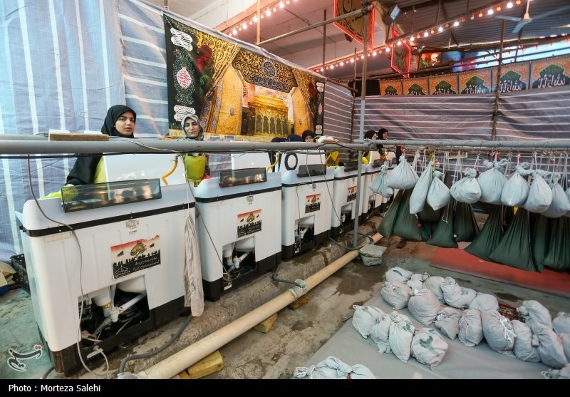 موکب شتشوی رایگان لباس زائرین اربعین حسینی - نجف اشرف