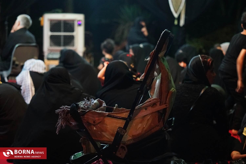 برپایی خیمه‌های عزاداری حسینی در منطقه ۱۴ تهران