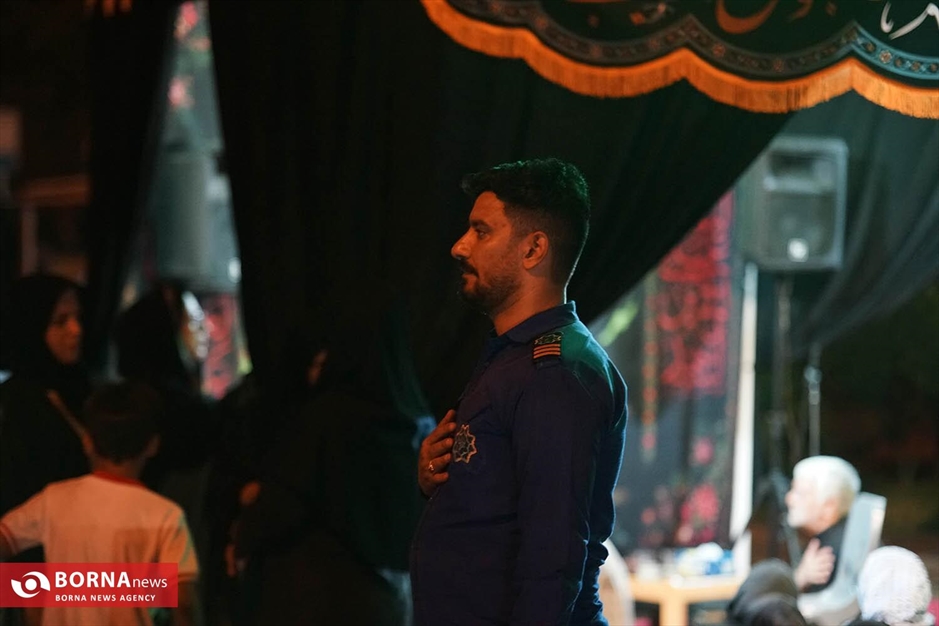 برپایی خیمه‌های عزاداری حسینی در منطقه ۱۴ تهران