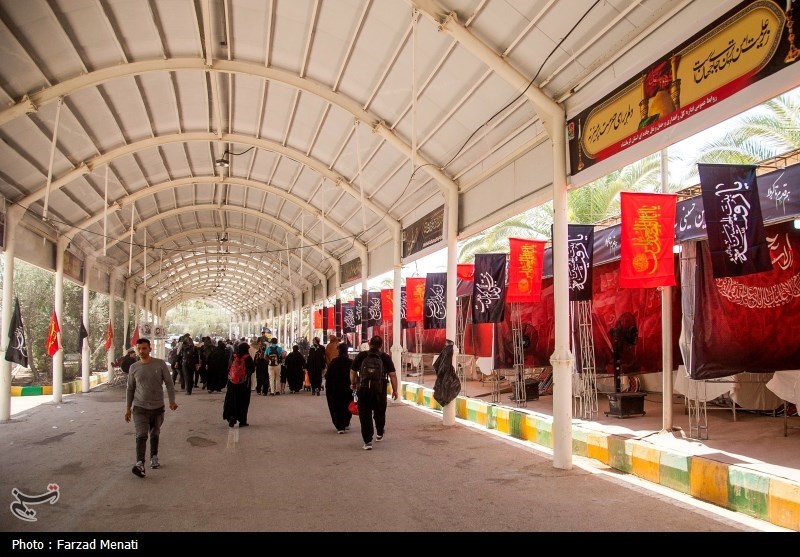 زایران اربعین حسینی در مرز خسروی