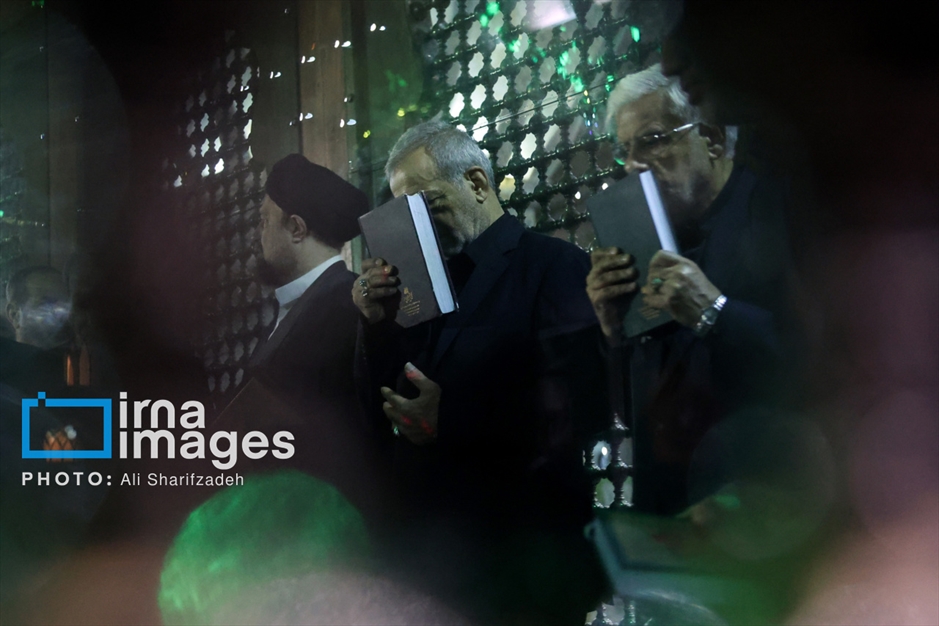 تجدید میثاق اعضای هیات دولت با آرمان‌های امام راحل (ره)